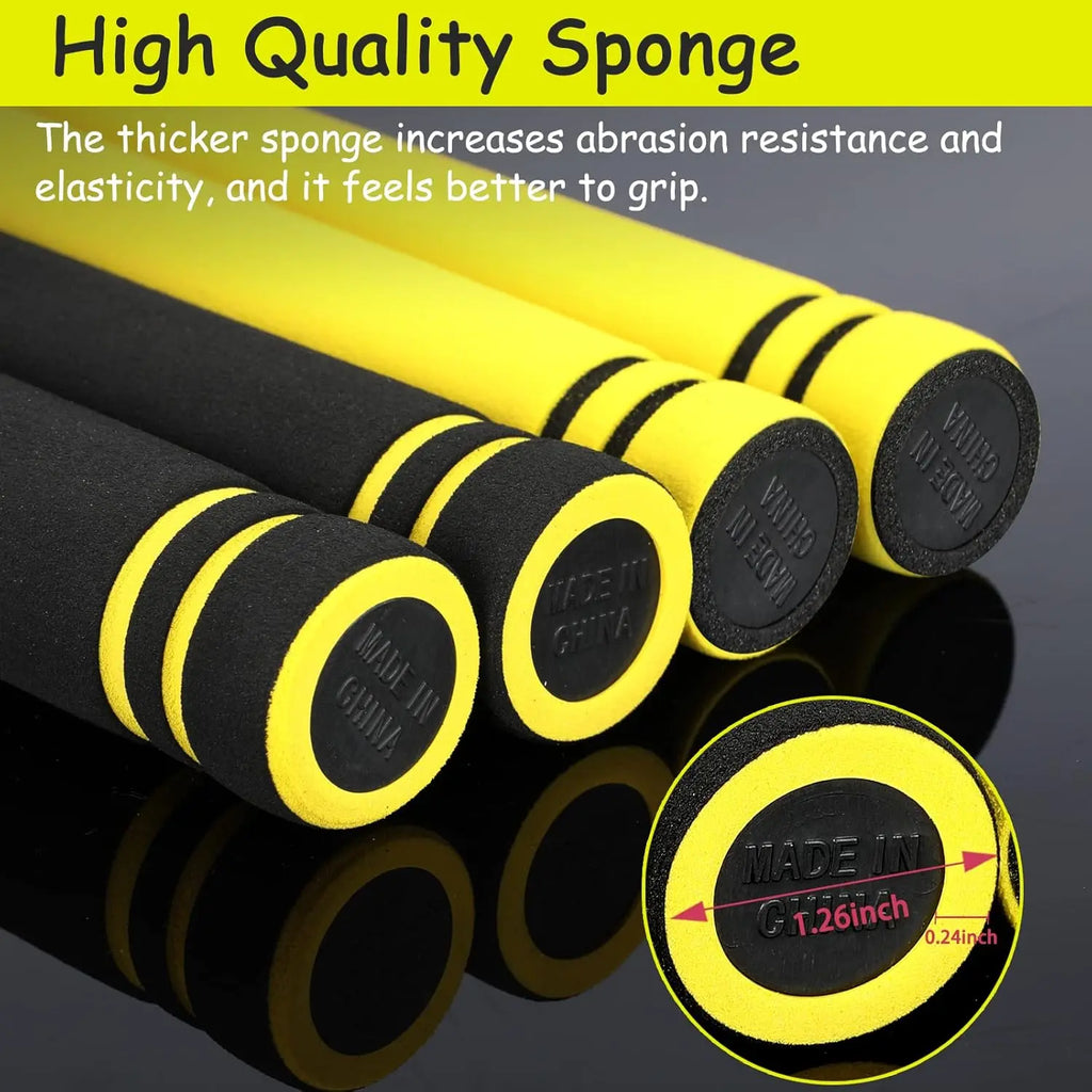 🥋 Foam Rubber Safe Training Nunchucks | Steel Chain & Bearing System Design, Martial Arts Taekwondo Gear for Kids, Beginners & Adult Practitioners ✨