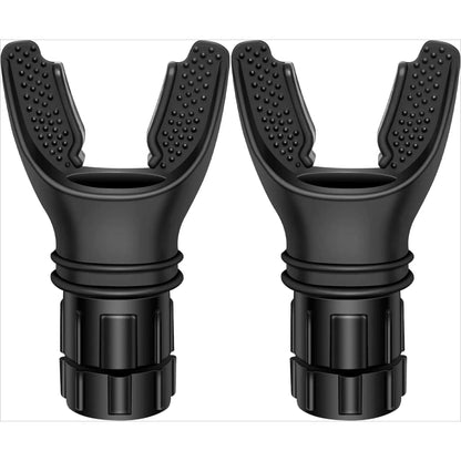 Running Breathing Trainer Device 2 PCS Lung Breathing Trainer Adjustable Resistance Exercise Trainer for Fitness Training Portable & Safe ABS Silicone Mini Breathing Training Equipment