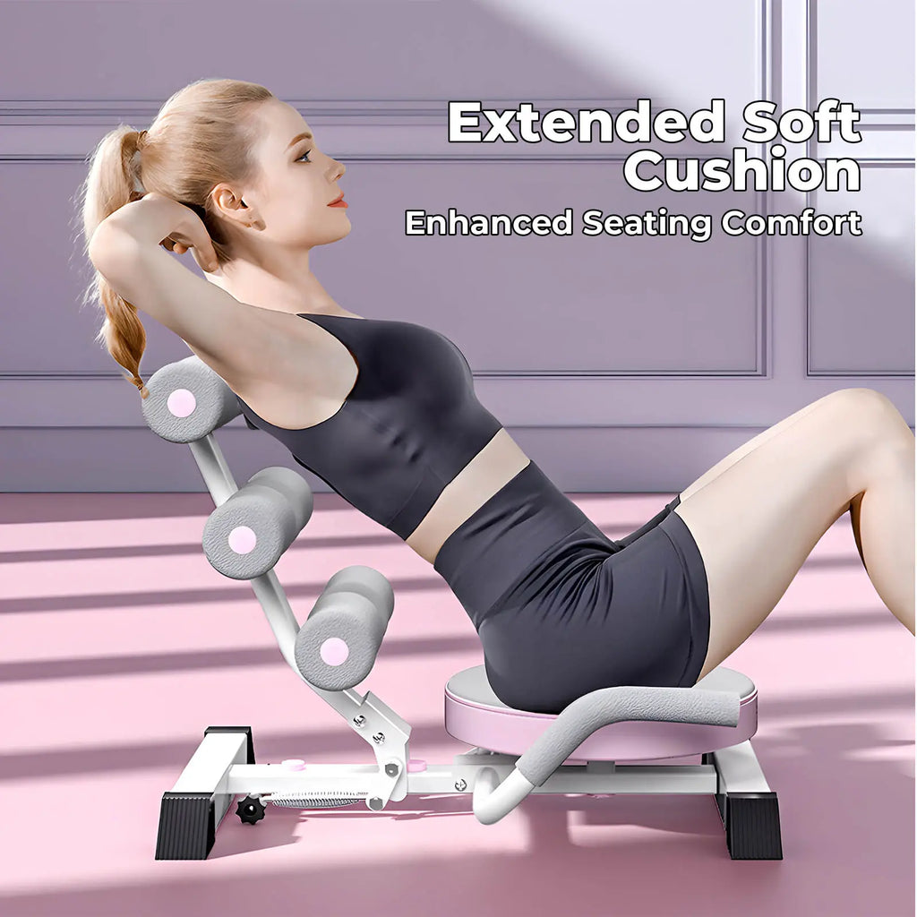 【Dealsforyoudays】Foldable Sit up Machine & Exercise Equipment,Abdominal Machine Ab Workout Equipment Adjustable,Ab Machine,Gym Stuff,For Home Gym Exercise Equipment,Ab Coaster,Exercise Equipment,Home Workout Gear Sit-Up Summerwins