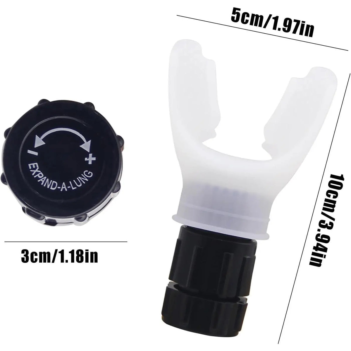 Running Breathing Trainer Device 2 PCS Lung Breathing Trainer Adjustable Resistance Exercise Trainer for Fitness Training Portable & Safe ABS Silicone Mini Breathing Training Equipment