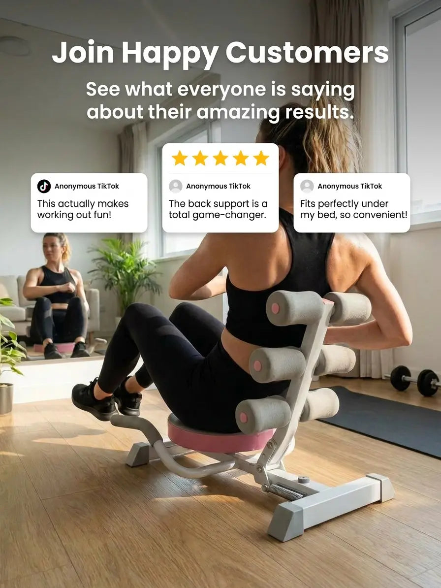 【Dealsforyoudays】Foldable Sit up Machine & Exercise Equipment,Abdominal Machine Ab Workout Equipment Adjustable,Ab Machine,Gym Stuff,For Home Gym Exercise Equipment,Ab Coaster,Exercise Equipment,Home Workout Gear Sit-Up Summerwins