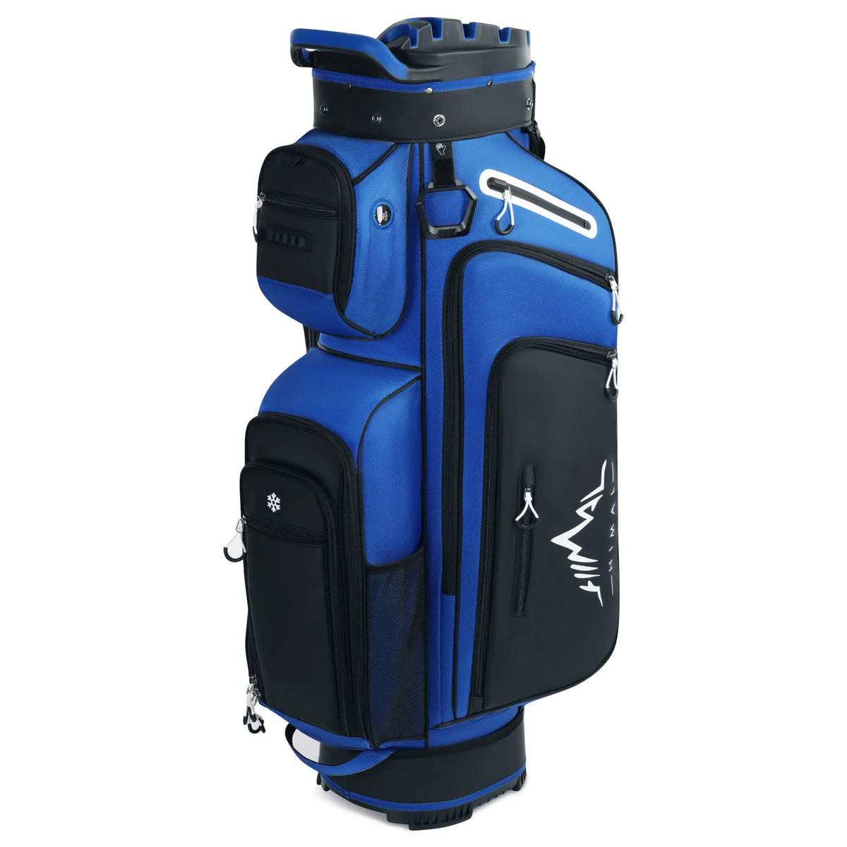 Unihimal Hive Vault 14-Way Golf Cart Bag for Adults, Premium Full-Length Bag with Magnetic Leather Pocket, Handles and Rain Cover – Father'S Day Gift